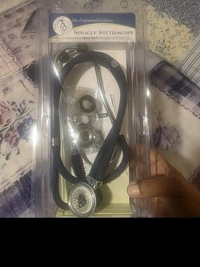 Prestige Medical Navy Sprague Stethoscope - Dual-Head